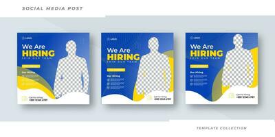 We are hiring Marketing Strategy for beginners Modern poster suitable for business webinars, marketing webinars, online class programs, brochure digital banner template design ,Pro Vector