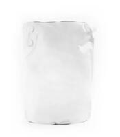 Hand soap, sanitizer or washing detergent refill packet or bag photo