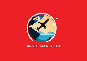 minimal travel logos template vector illustration