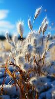 Winter tree leaf fruit background photo