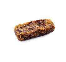 granola bar isolated on white background photo