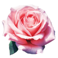 ai generado ramo de flores de artificial rosado flores en un Cubeta png