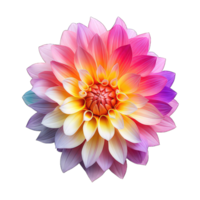 AI generated bouquet of artificial pink flowers in a bucket png