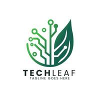 Technology logo design with tree branches , Circuit logo design with tree vector