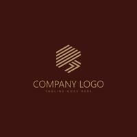 letra r logo con sencillo y elegante color vector