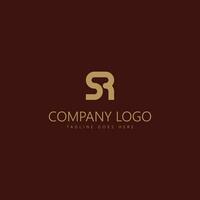 Letter R Logo with Simple and Elegant Color vector