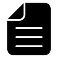 Document icon illustration for UIUX, web, app, infographic etc vector