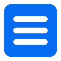 Menu icon illustration for UIUX, web, app, infographic etc vector