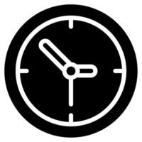 reloj icono ilustración para uiux, web, aplicación, infografía etc vector