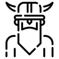 Barbarian icon illustration for UIUX, infographic, etc vector