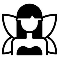 Fairy icon illustration for UIUX, infographic, etc vector