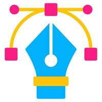 Pen Tool icon illustration for web, app, infographic, etc vector