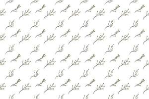 Bouquet of pine branches as seamless pattern background vector