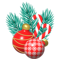 Christmas decor illustration png