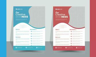 Modern Creative Flyer Design Template vector
