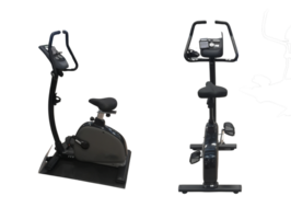 Upright exercise bike for gym use- png