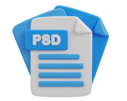 3d het dossier pdf formaat icoon illustratie png