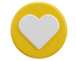 icono de amor 3d png