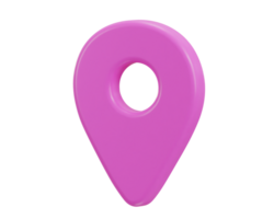 location map pin gps pointer markers 3d realistic icon png