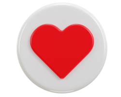 icono de amor 3d png