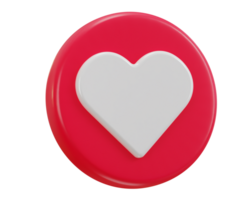 icono de amor 3d png