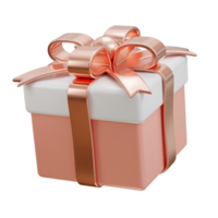 3d regalo caja paquete icono diseño png