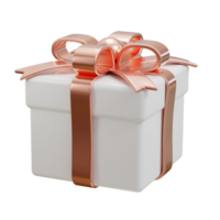 3d regalo caja paquete icono diseño png