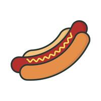 Hot dog icon vector design templates simple and modern