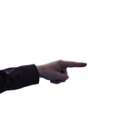 AI generated Man pointing hand Women hand pointing to a direction  Generative Ai png