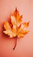 AI generated 4K colorful leaf AMOLED wallpaper photo