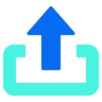 Upload Icon icon illustration for uiux, infographic, web, app, etc vector