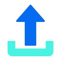 Upload icon illustration for uiux, infographic, web, app, etc vector