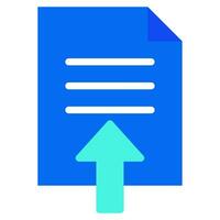 Uploading Data icon illustration for uiux, infographic, web, app, etc vector