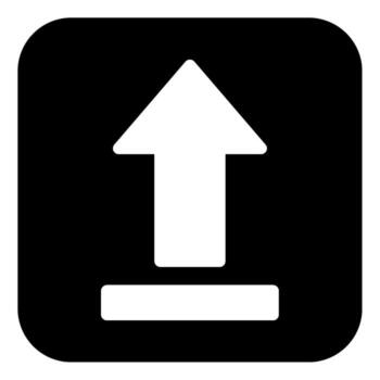 Upload Button icon illustration for uiux, infographic, web, app, etc vector