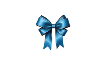 AI generated Ribbon with bow- free PNG