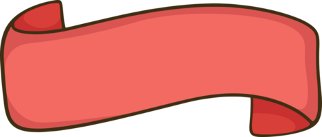 illustration de une rouge ruban png