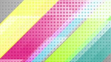 Colorful geometric tech abstract video animation