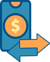 flat style money icon png