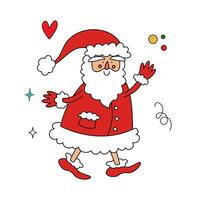 Santa Claus. Merry Christmas and Happy New year vector