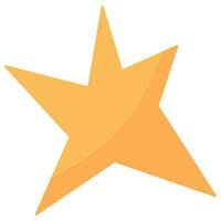 Hand-Drawn Star Element. Vector Icon