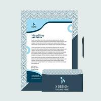 Latter Head Design Template vector