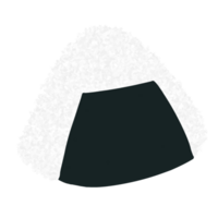 onigiri Japans eten handgeschilderde illustratie png