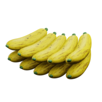 3 D illustration of banana png