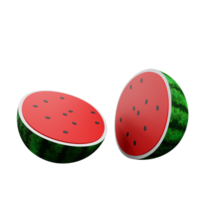 3 D illustration of watermelon png