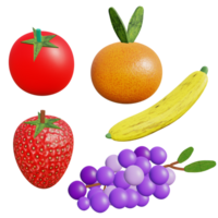 3d fruit icoon png