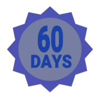 60 day guarantee png