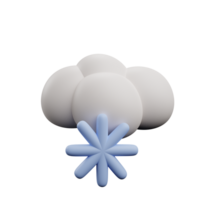 3 D snowfall icon png