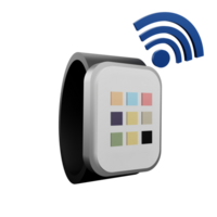 3 D illustration of smartwatch png