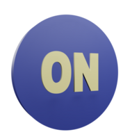 3 D illustration of No icon png