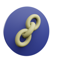 3 d Illustration von Verknüpfung Symbol png